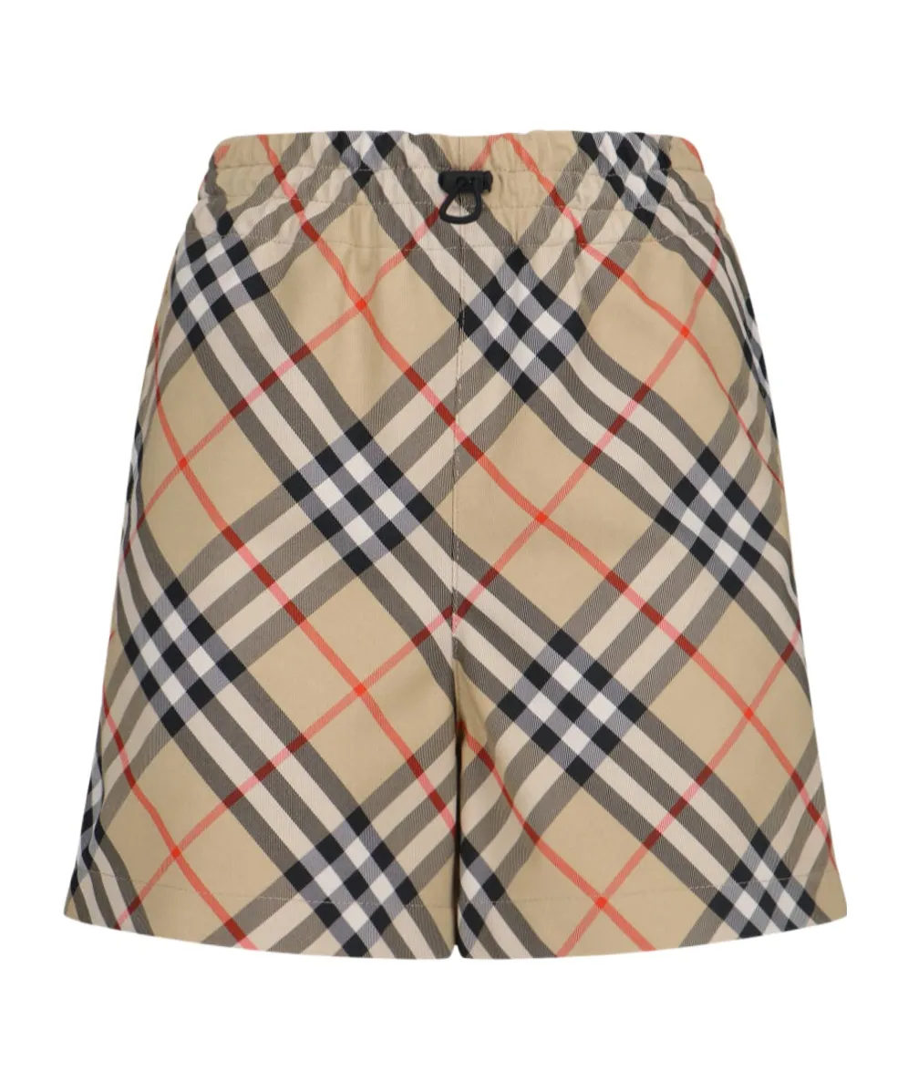 Ekd Motif Checked Shorts