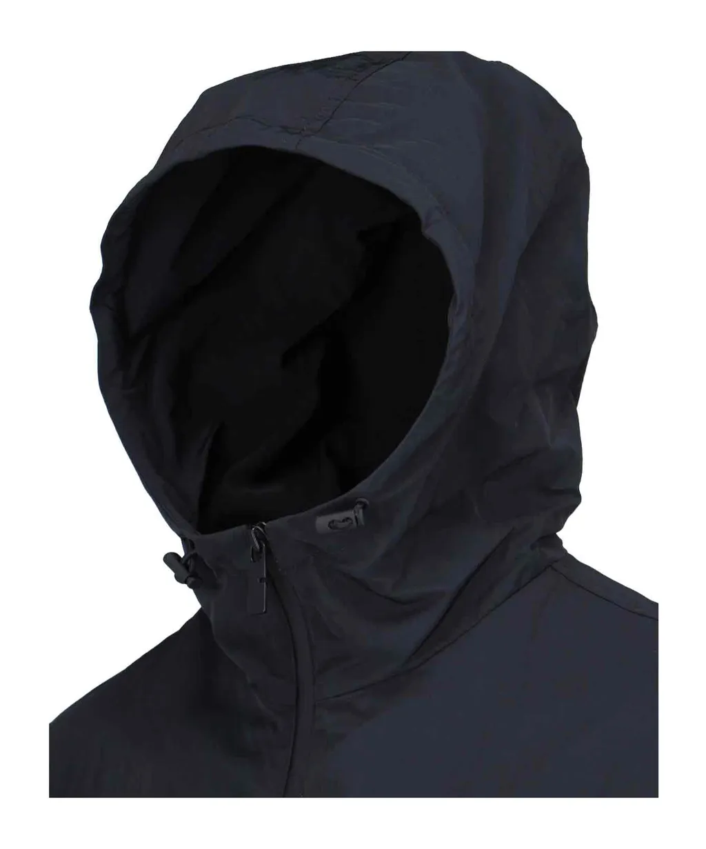 Logo Printed Zip-Up Hoodie