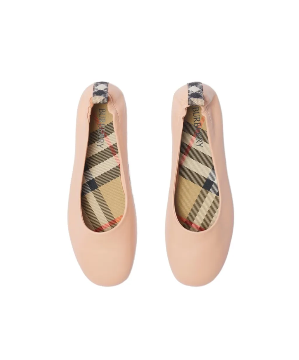 Round-Toe Slip-On Ballerina Shoes