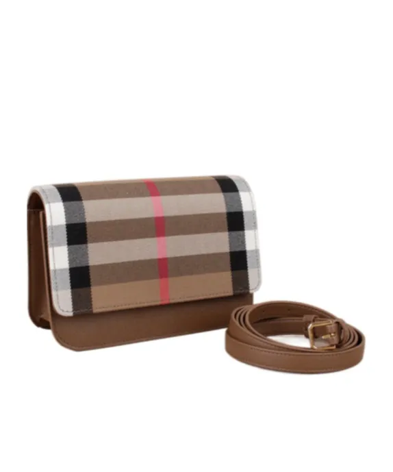 Check Crossbody Bag
