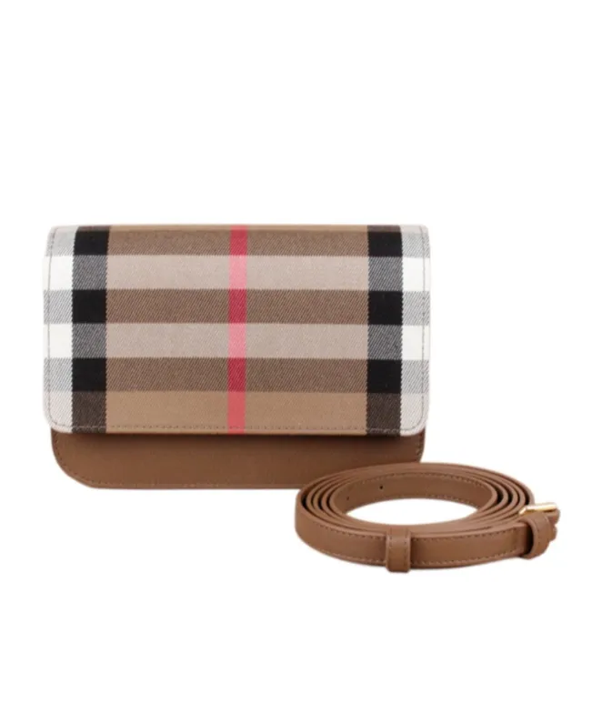 Check Crossbody Bag