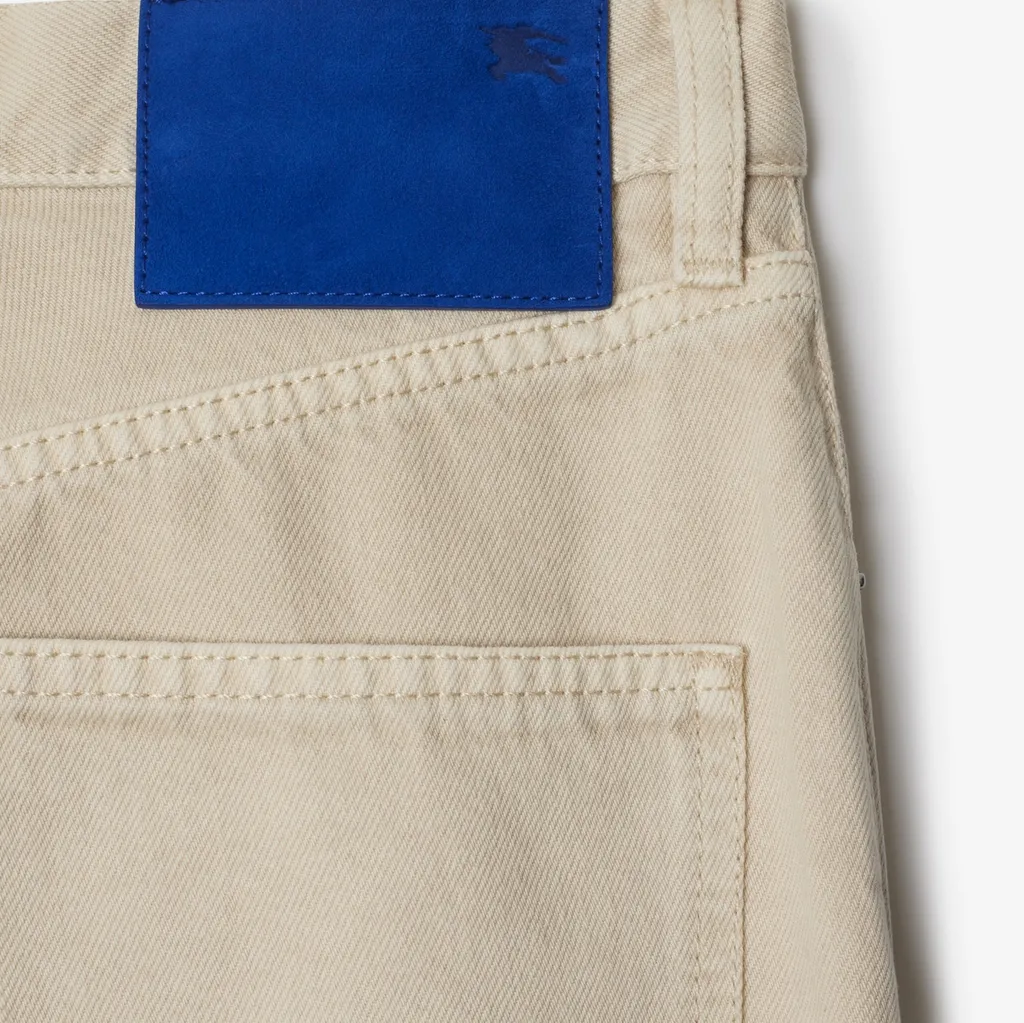Logo Patch Straight-Leg Jeans