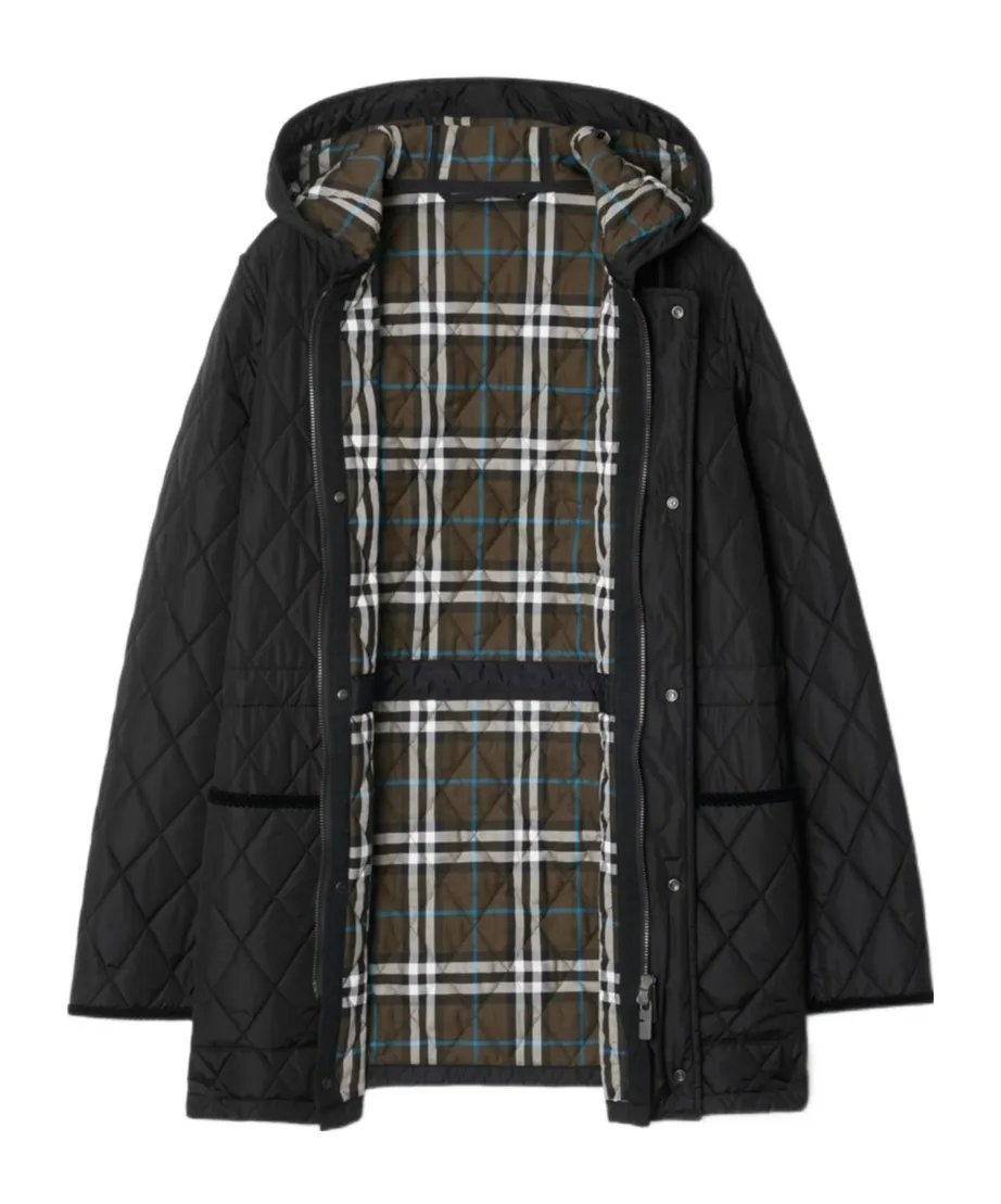 Devon Quilted Hooded Parka