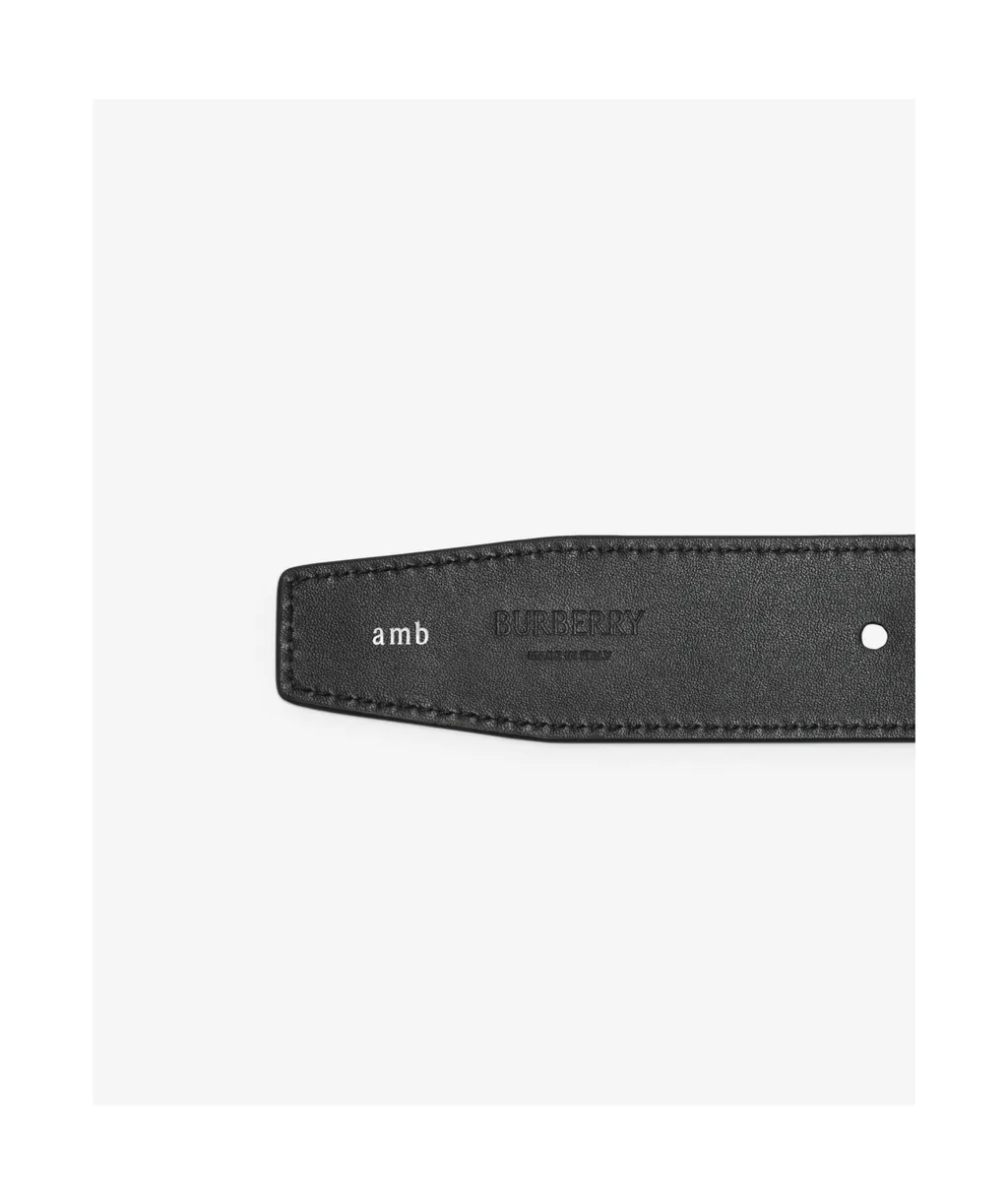 Check-Pattern Buckle Belt