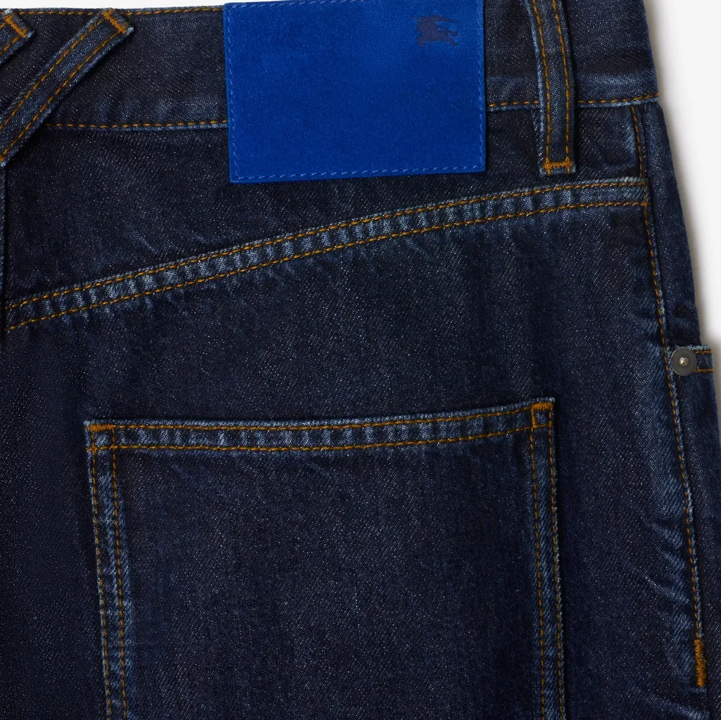 Logo Patch Straight-Leg Jeans