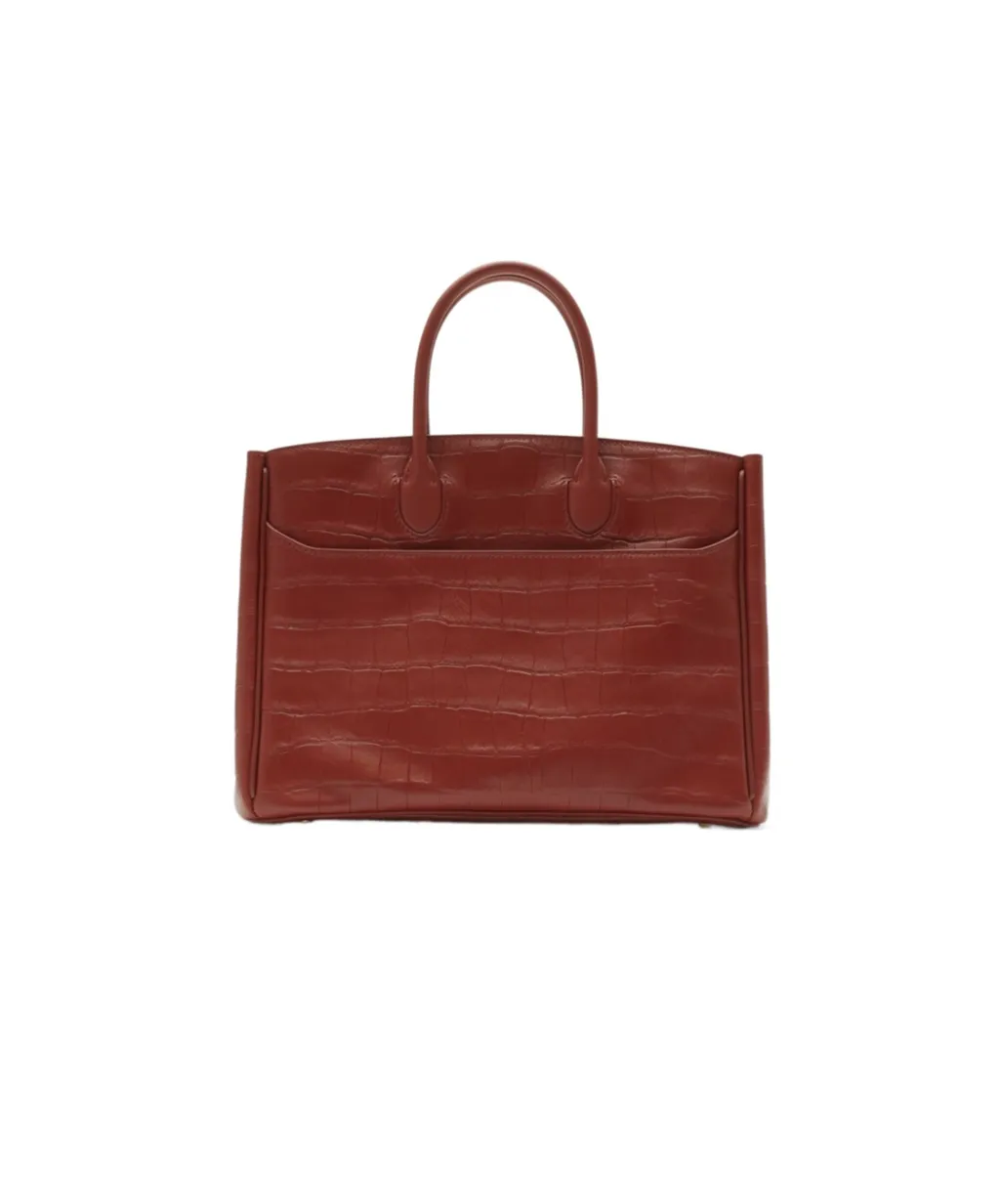 Small Rocking Horse Embossed Tote Bag