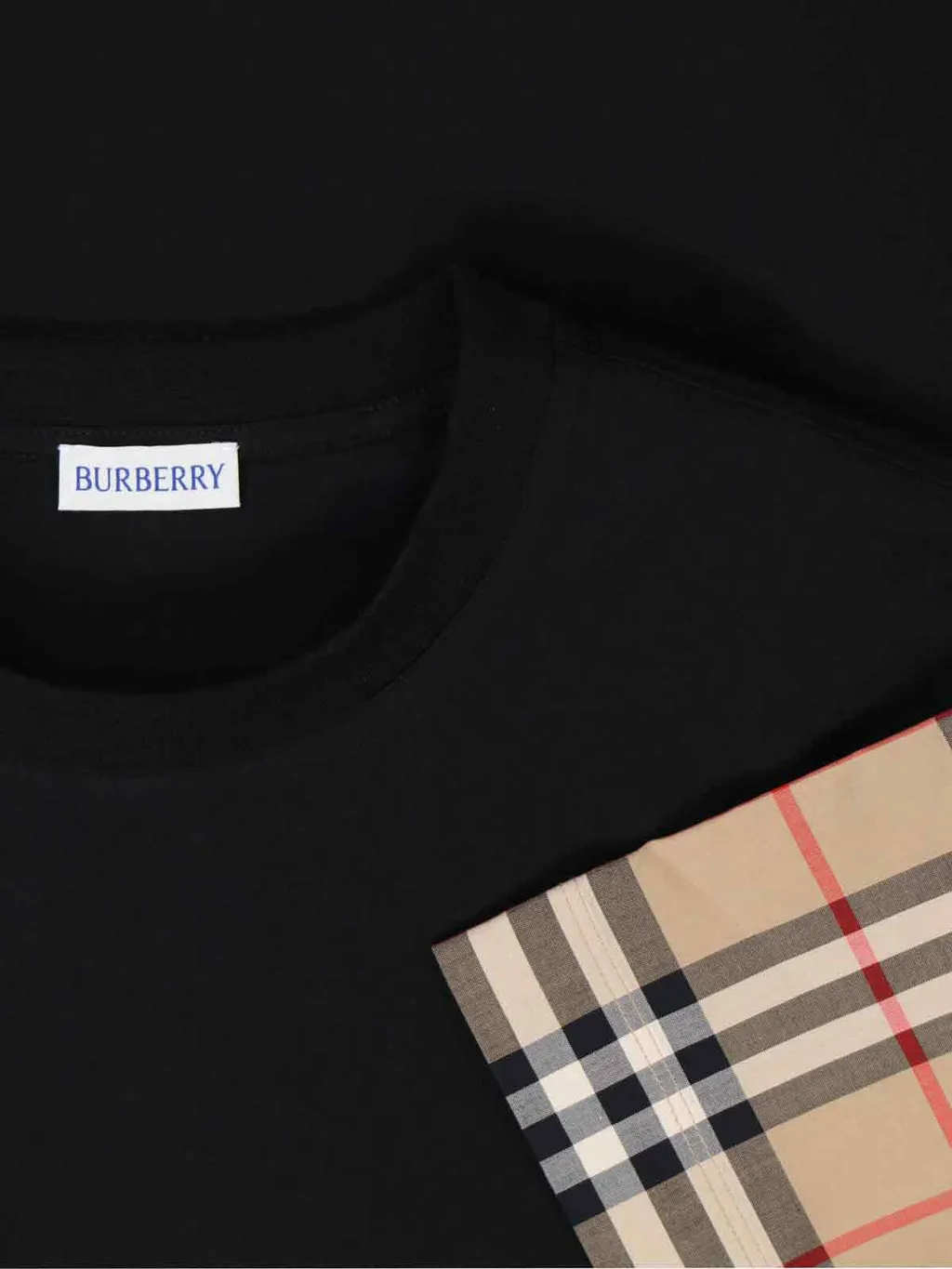 Vintage Check Oversized T-Shirt