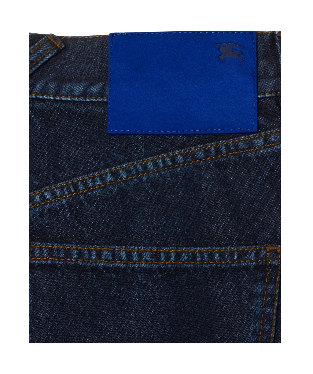 Logo Patch Flared-Leg Jeans