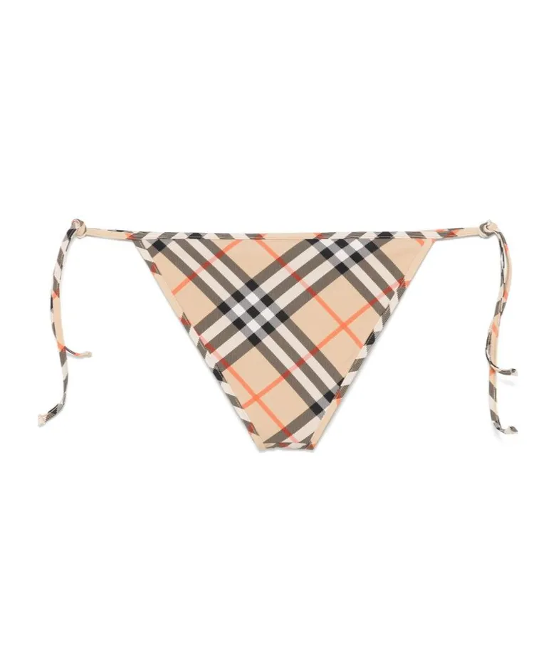Checked Bikini Bottoms