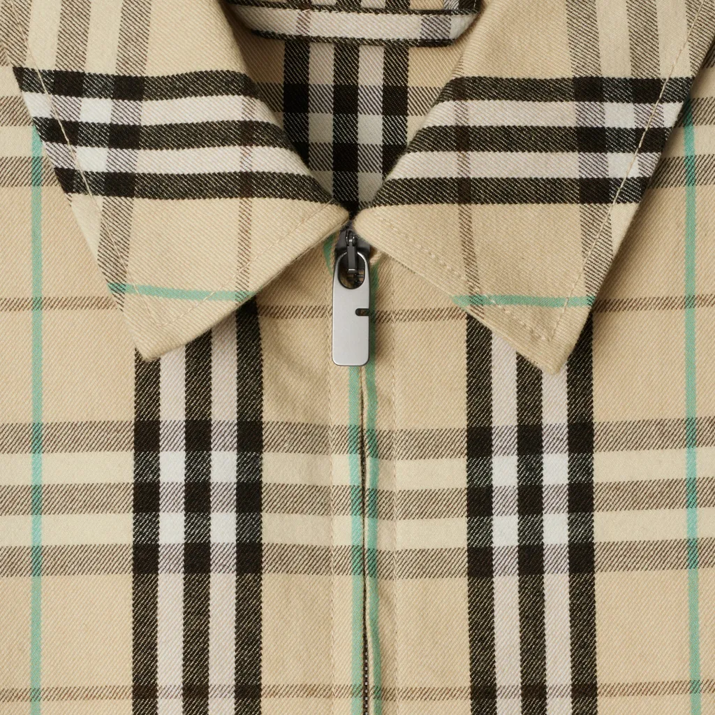 Vintage Check Zipped Jacket