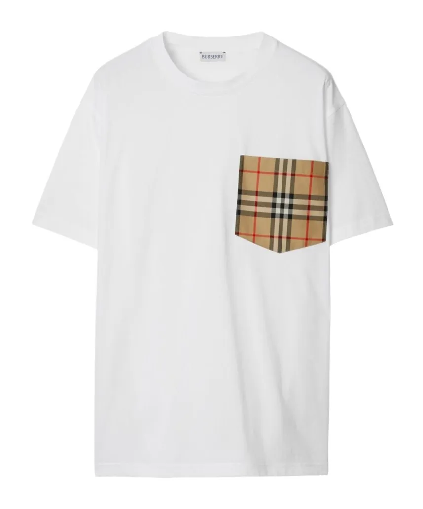 Vintage Check Creewneck T-Shirt