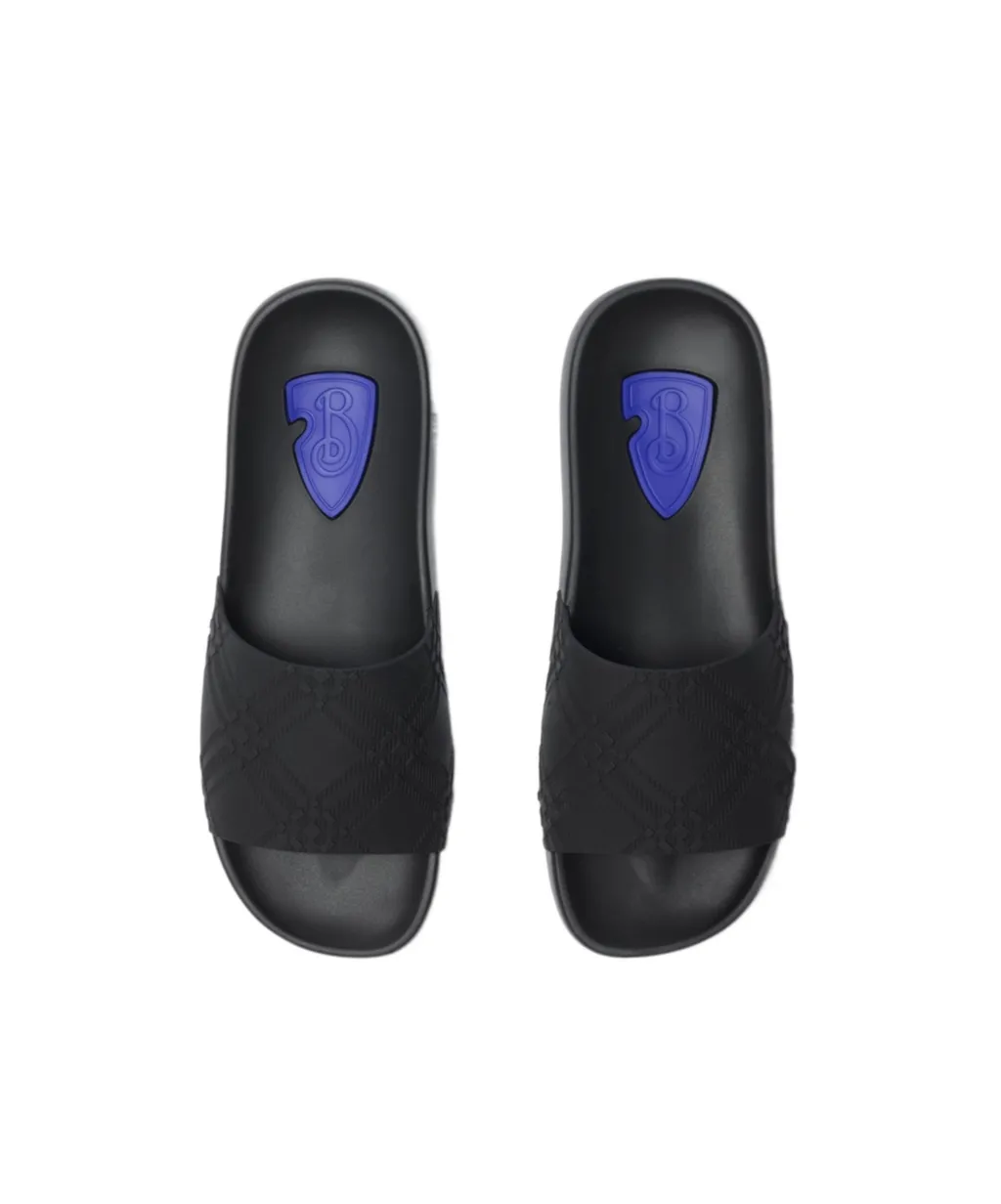 Checked Slip-On Slides