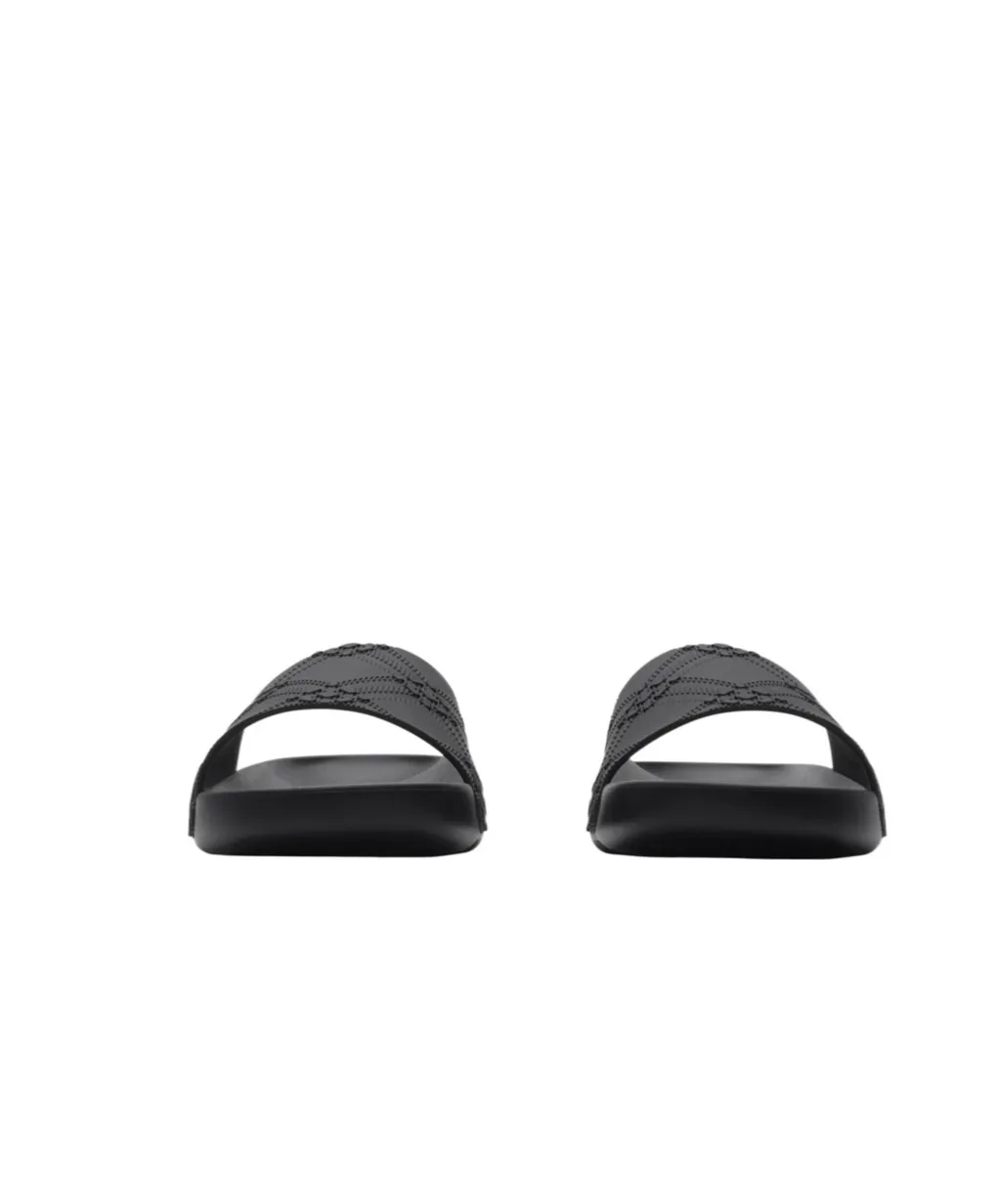 Checked Slip-On Slides