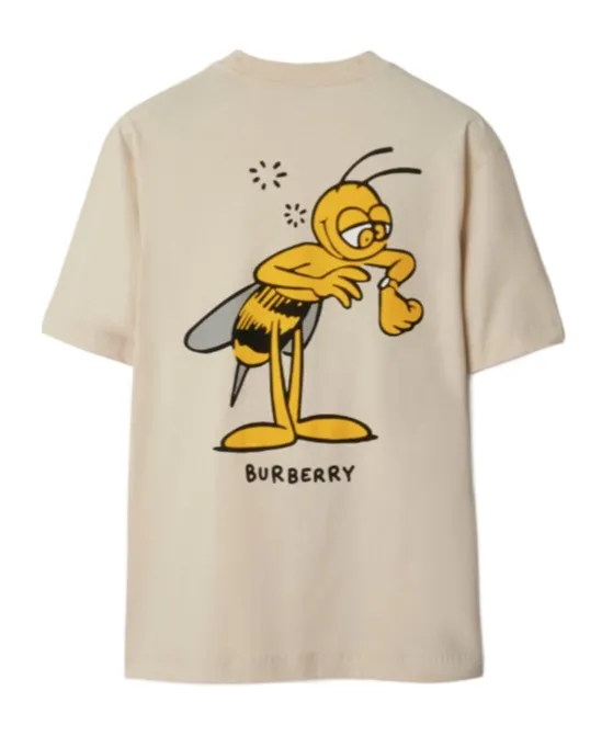 Bee Printed Crewneck T-Shirt
