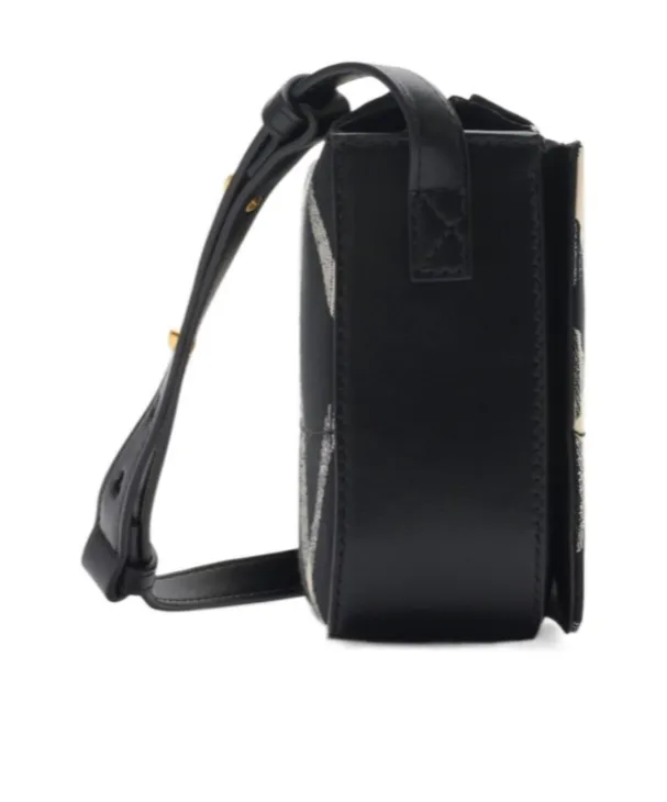 Snip Checked Crossbody Bag