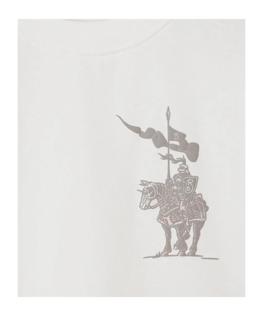 Equestrian Knight-Motif T-Shirt