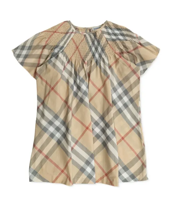 Vintage Checked Crewneck Dress