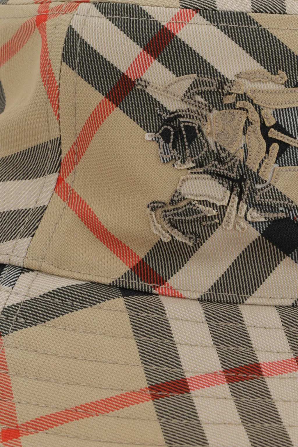 Check Printed Bucket Hat