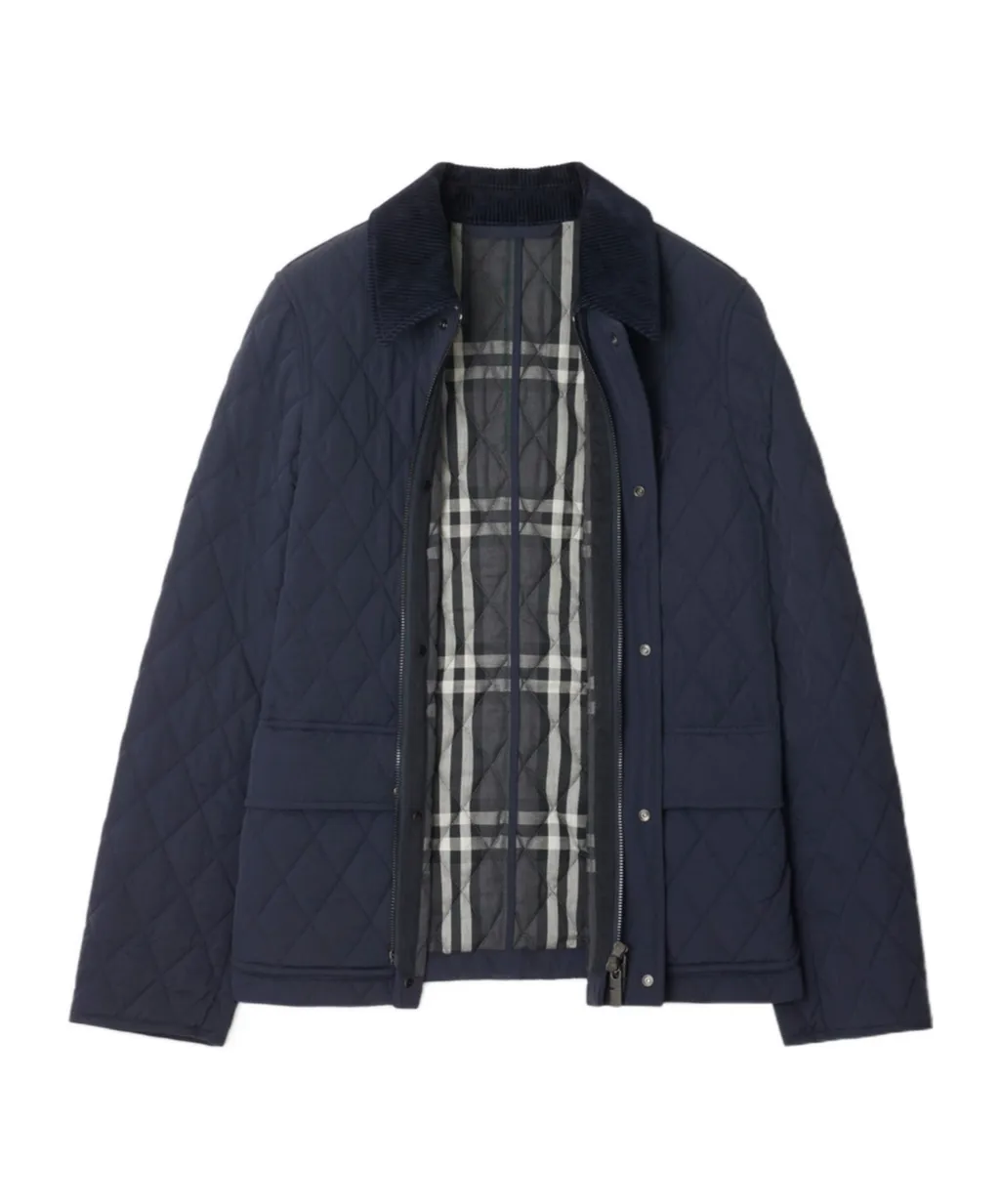 Quilted Flap Pocket Jacket