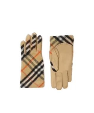 Check Pattern Gloves