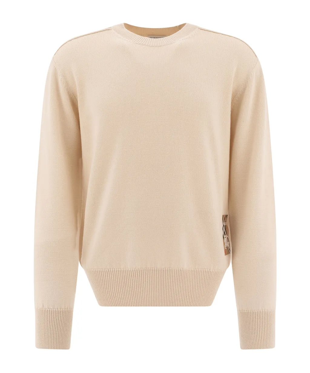 Logo Patch Knit Sweater