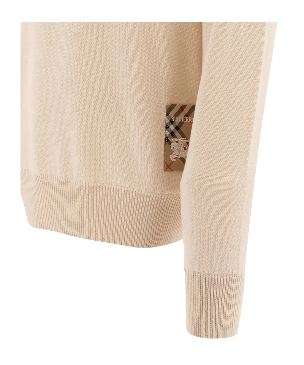 Logo Patch Knit Sweater