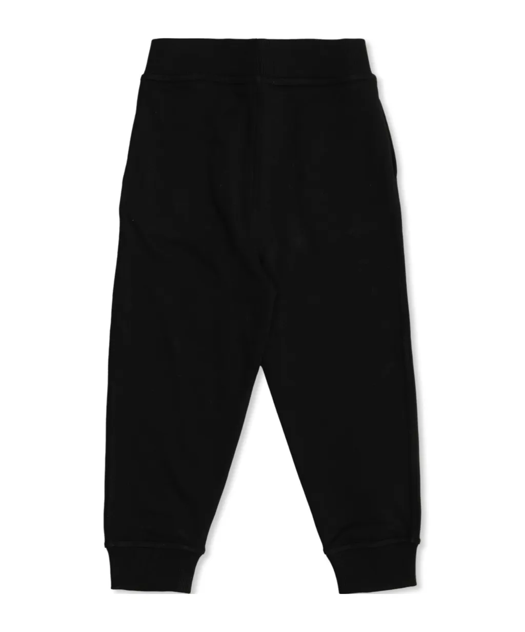Kids Check Label Jogging Pants