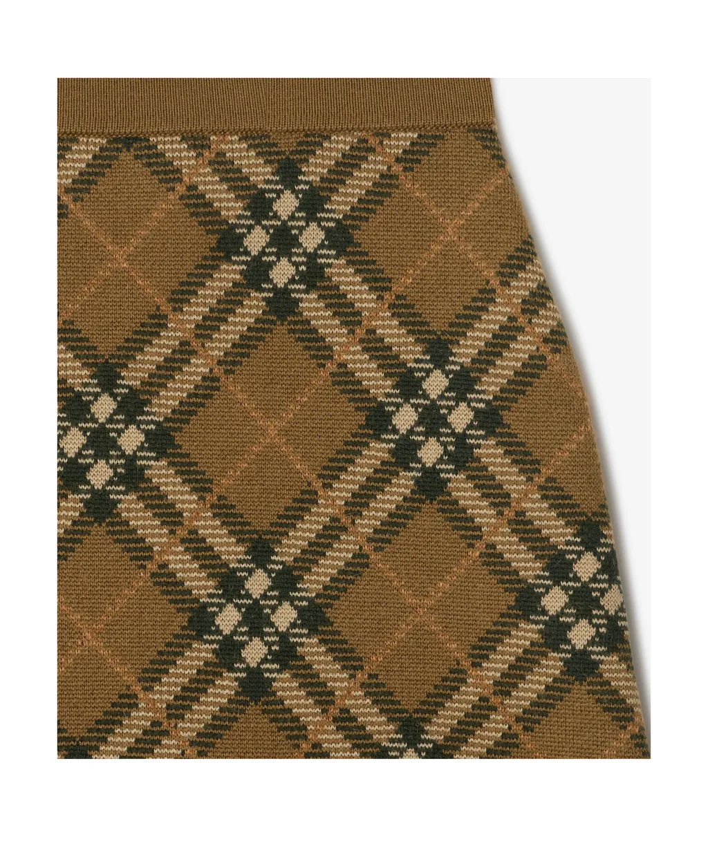 Check Mini Skirt