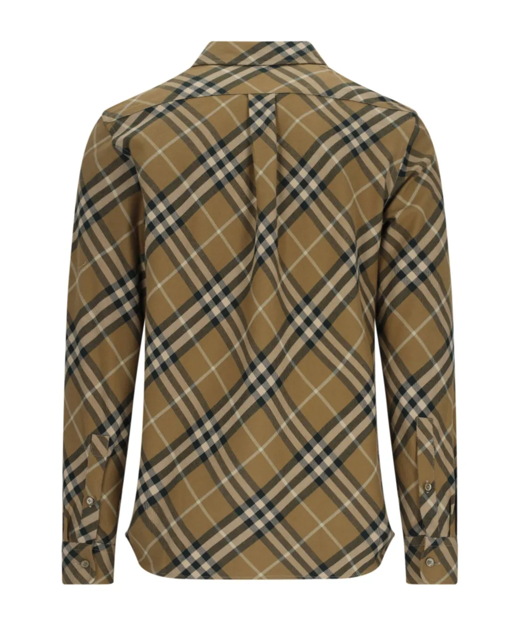 Checked Long-Sleeved Shirt