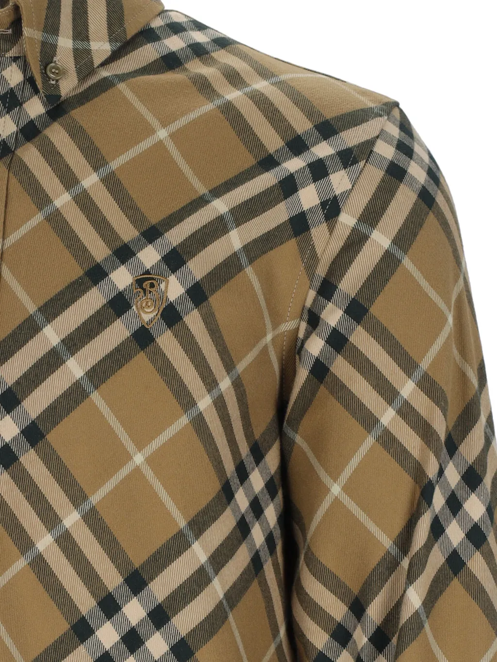 Checked Long-Sleeved Shirt