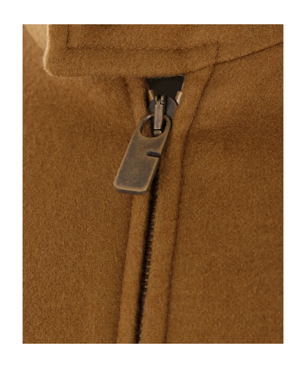 Zip-Up High Neck Jacket