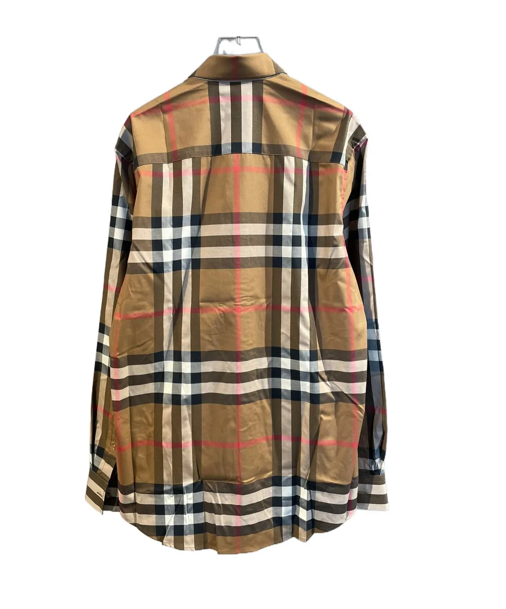 Check Stretch Cotton Shirt