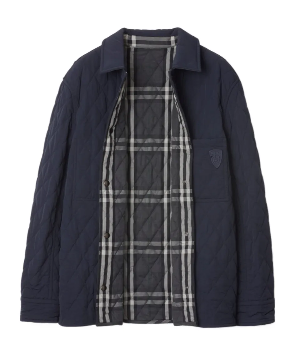 Reversible Quilted Nylon Overshirt