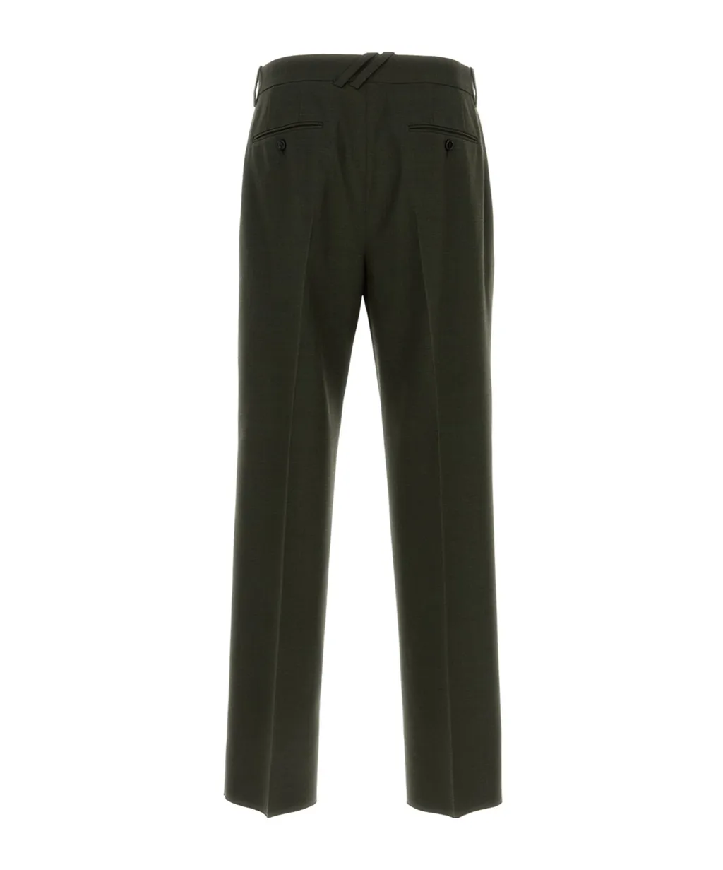 Straight-Leg Tailored Trousers
