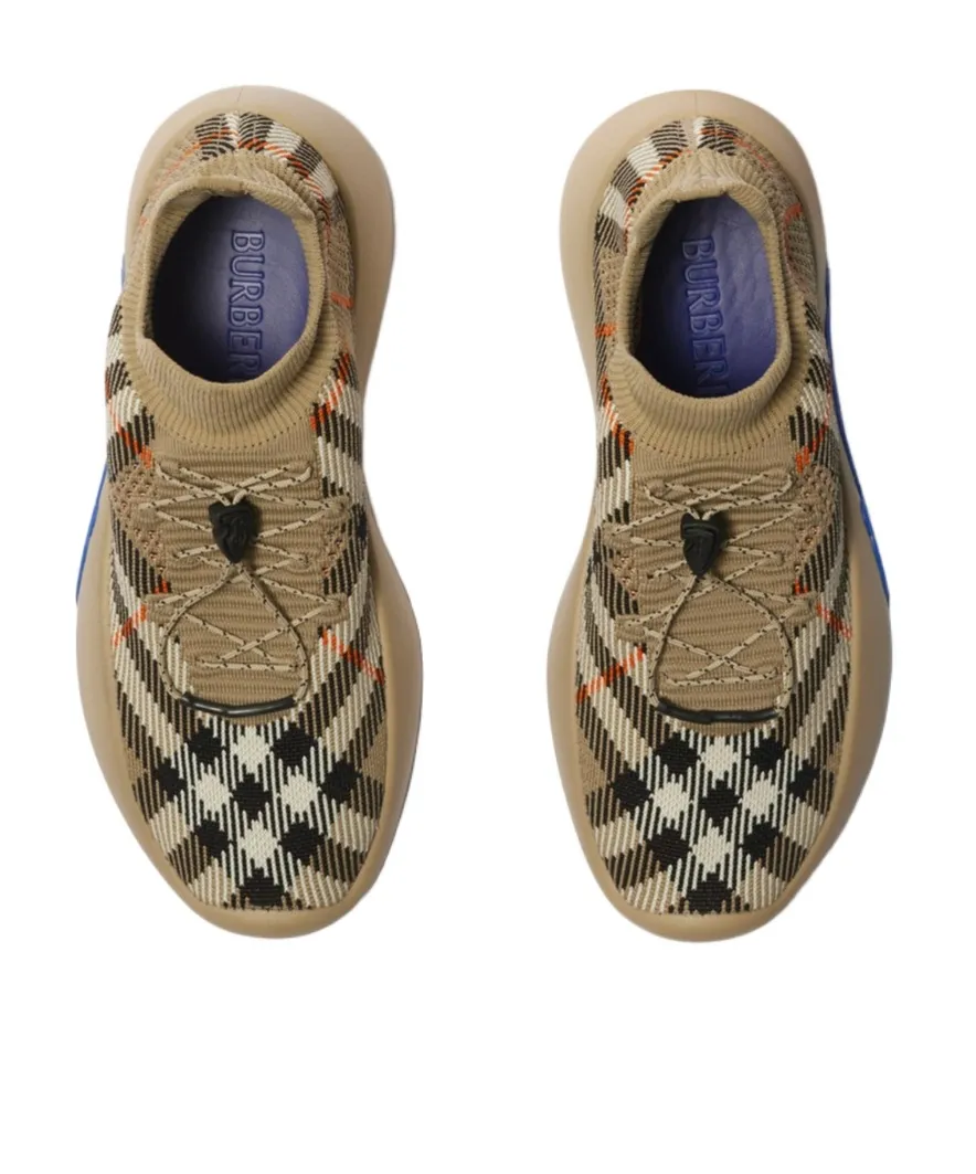 Check Knit Neptune Sneakers