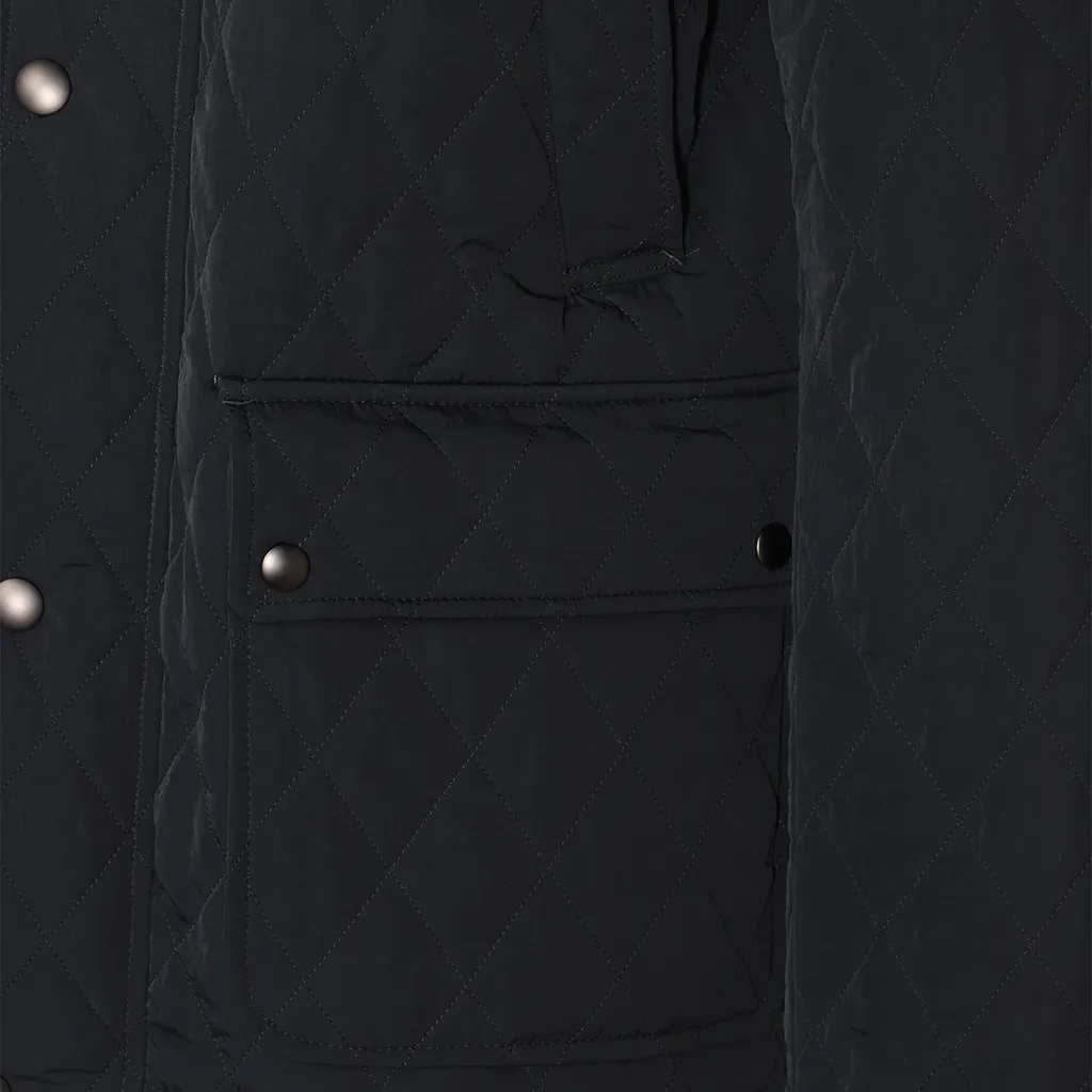 Logo Embroidered Quilted Jacket