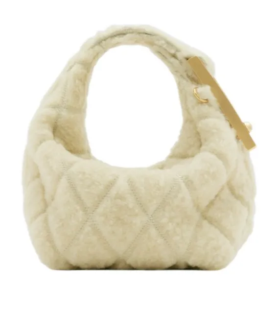 Zip-Up Chain-Link Tote Bag