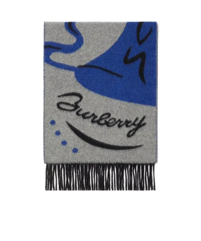 Mirrored Horse Cashmere Scarf