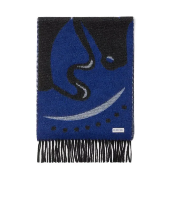 Mirrored Horse Cashmere Scarf