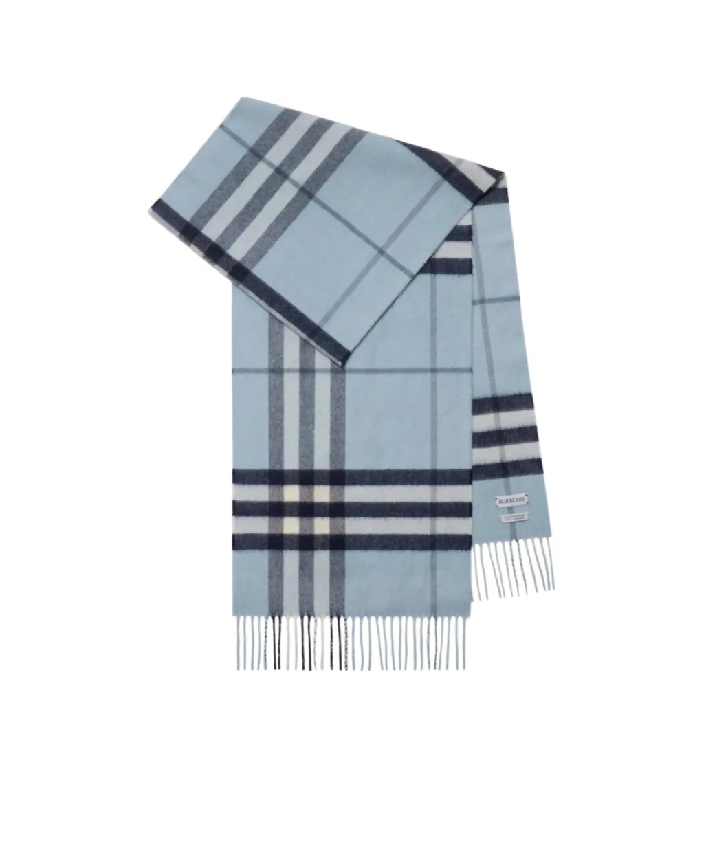 Check Cashmere Scarf