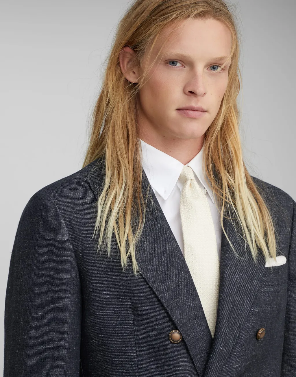 Patterned Jacquard Pointed Tip Tie