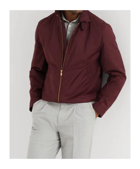 Zip-Fastening Windbreaker Jacket