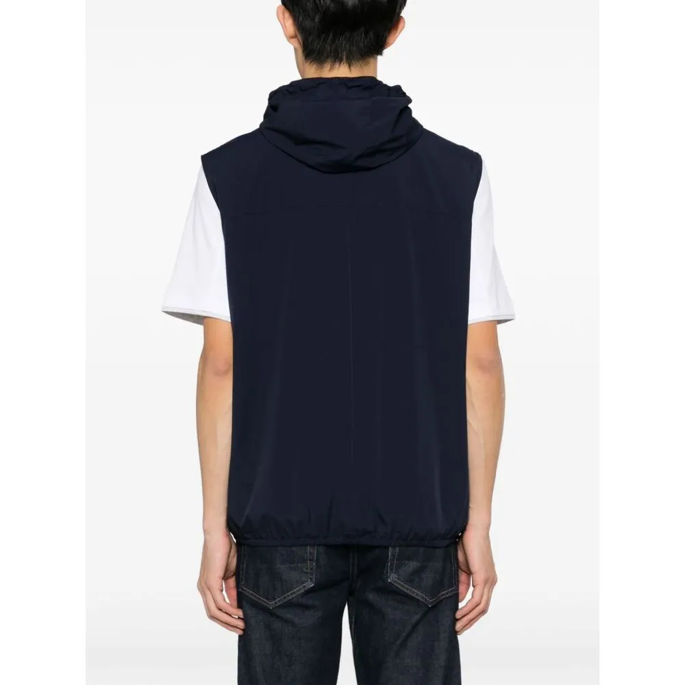 Logo-Embroidered Hooded Gilet