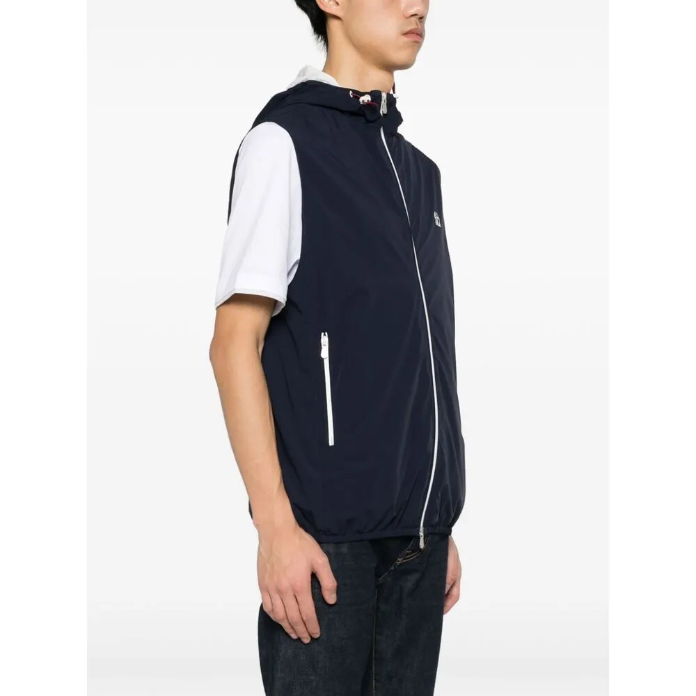 Logo-Embroidered Hooded Gilet