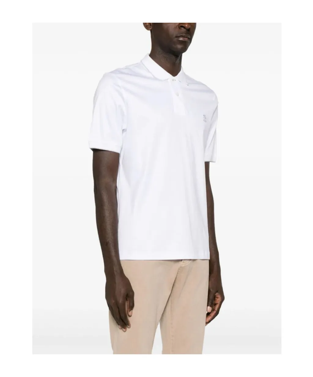 Logo-Embroidered Short-Sleeved Polo Shirt