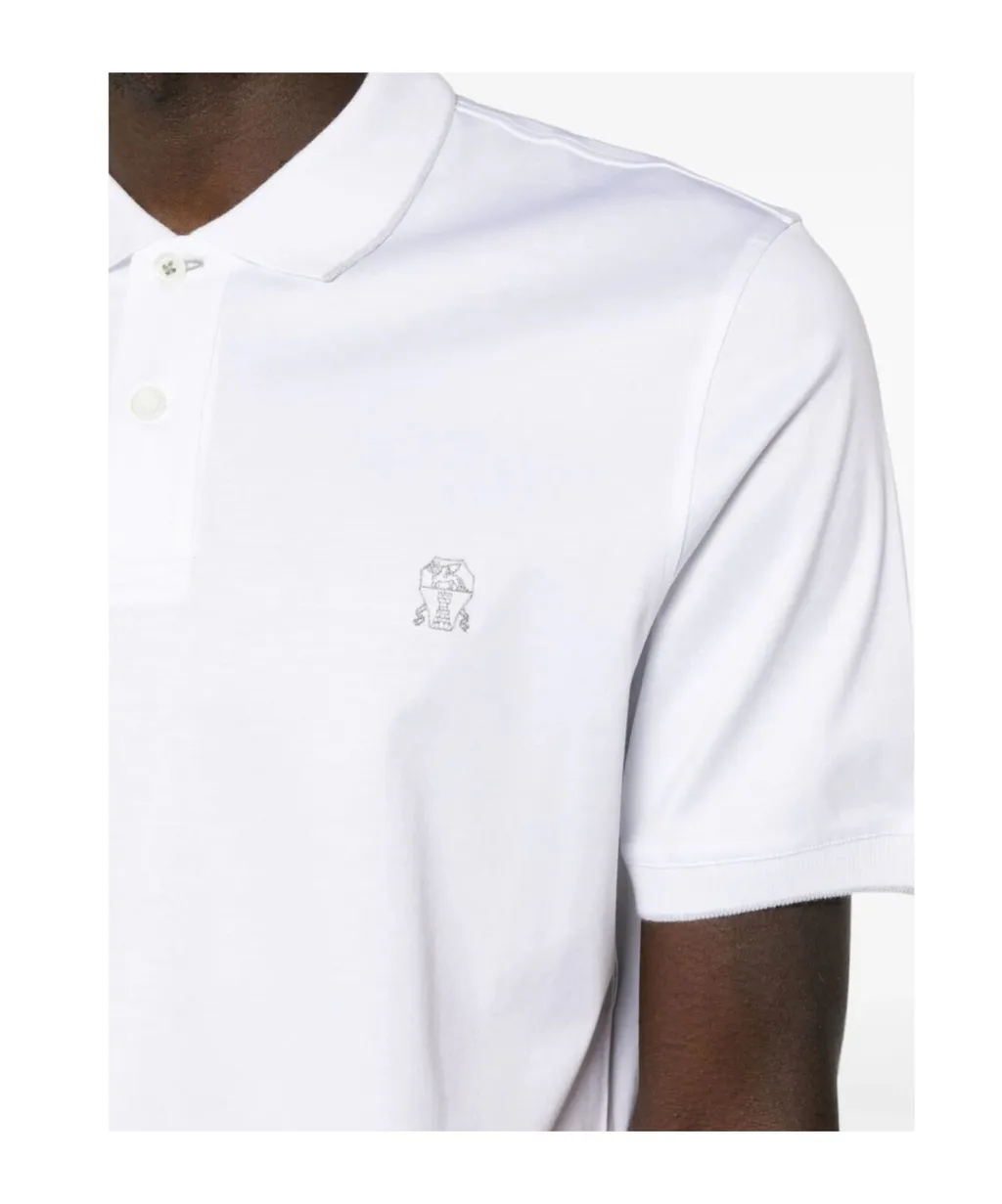Logo-Embroidered Short-Sleeved Polo Shirt