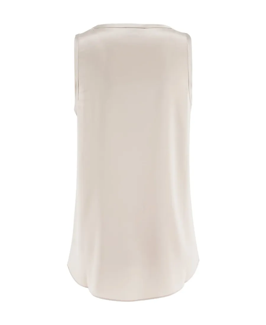 Scoop-Neck Sleeveless Top
