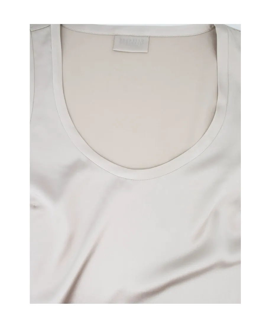 Scoop-Neck Sleeveless Top