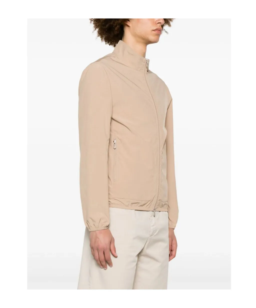 Long Sleeved Zipped Windbreaker Jacket