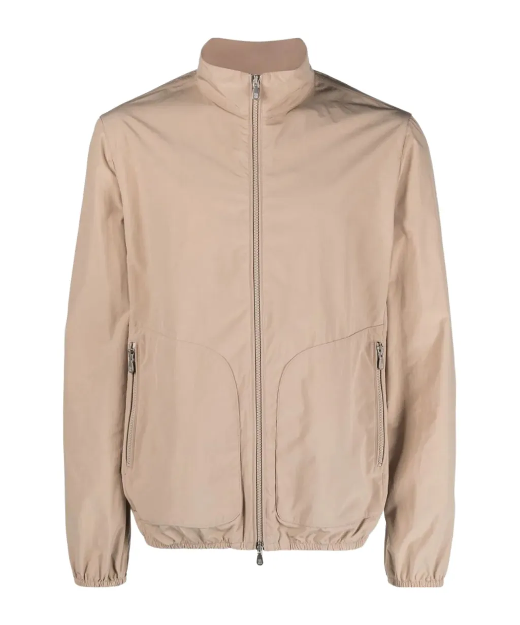 Long Sleeved Zipped Windbreaker Jacket